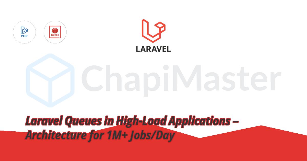 Laravel Queues in High-Load Applications – Architecture for 1M+ Jobs/Day