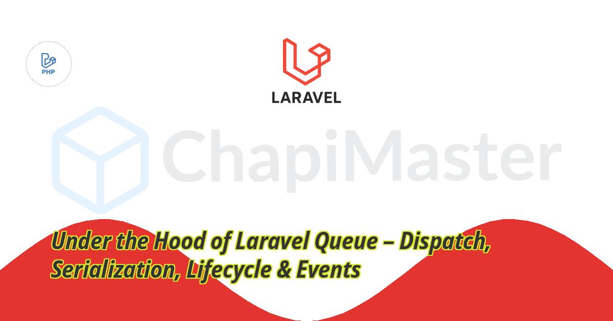 Under the Hood of Laravel Queue – Dispatch, Serialization, Lifecycle & Events